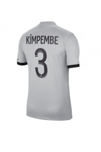 Paris Saint-Germain Presnel Kimpembe #3 Voetbaltruitje Uit tenue 2022-23 Korte Mouw